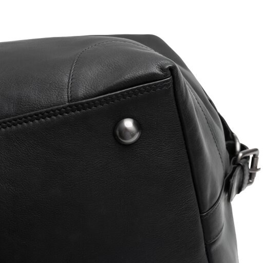 The Chesterfield Brand Kožená cestovná taška - weekender Amaris C20.006500 čierna detail