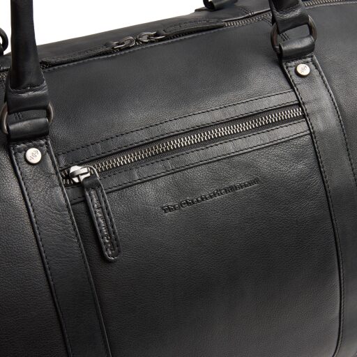 The Chesterfield Brand Kožená cestovná taška - weekender Amaris C20.006500 čierna malá priehradka