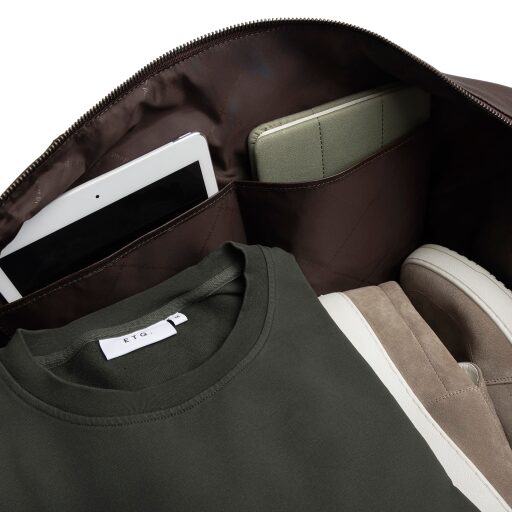 The Chesterfield Brand Kožená cestovná taška - weekender Amaris C20.006501 hnedá priestranná