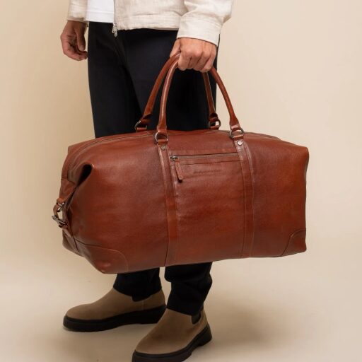The Chesterfield Brand Kožená cestovná taška - weekender Amaris C20.006531 koňaková predná strana