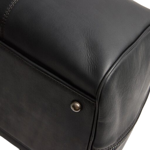 The Chesterfield Brand Kožená cestovná taška - weekender C20.007000 Liam II čierna detail