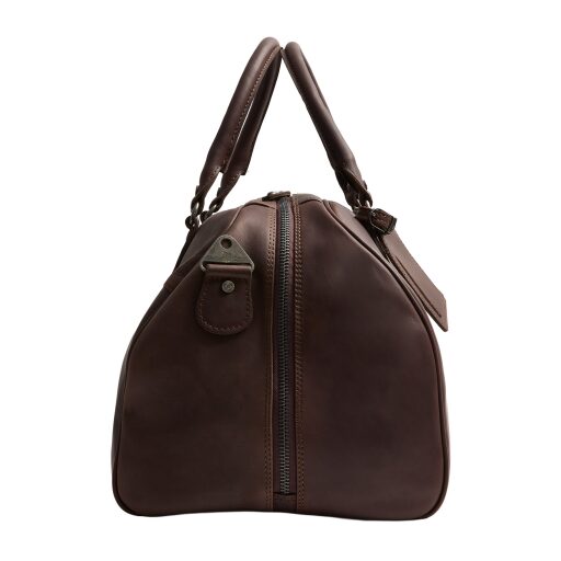 The Chesterfield Brand Kožená cestovná taška - weekender C20.007001 Liam II hnedá bočný náhľad