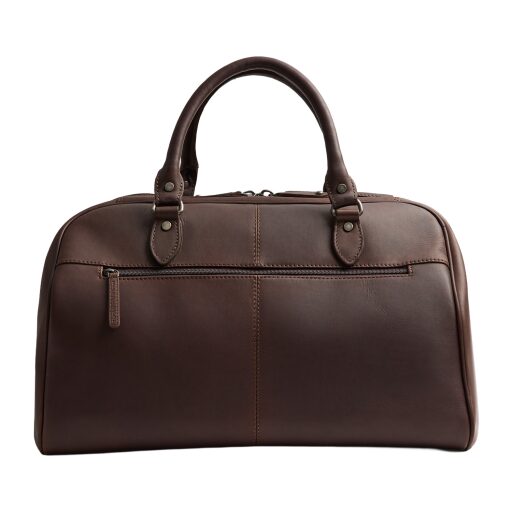 The Chesterfield Brand Kožená cestovná taška - weekender C20.007001 Liam II hnedá zadná strana