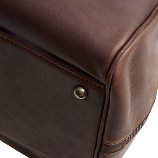 The Chesterfield Brand Kožená cestovná taška - weekender C20.007001 Liam II hnedá detail