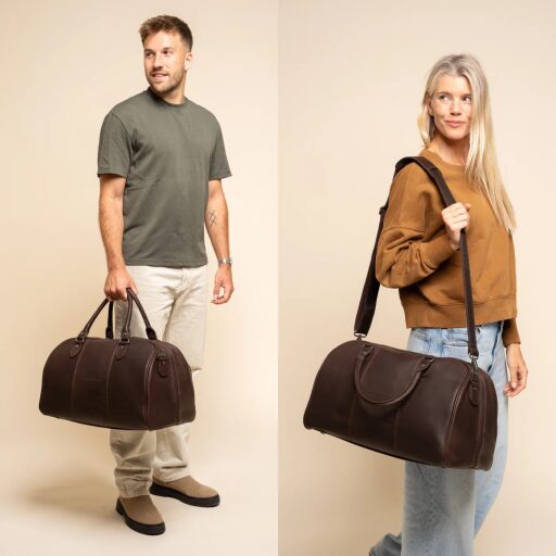 The Chesterfield Brand Kožená cestovná taška - weekender C20.007001 Liam II hnedá pánska aj dámska