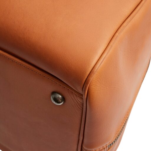 The Chesterfield Brand Kožená cestovná taška - weekender C20.007031 Liam II koňak detail