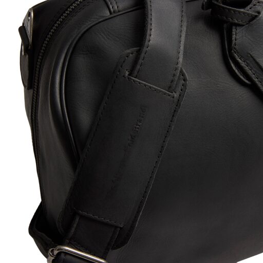 The Chesterfield Brand Kožená cestovná taška - weekender C20.007100 William II čierna ramenné polstrovanie