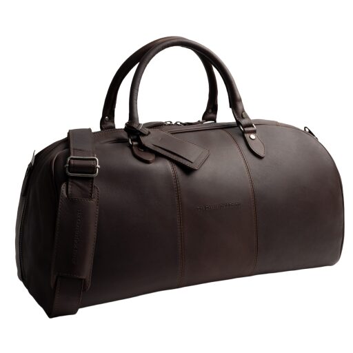 The Chesterfield Brand Kožená cestovná taška - weekender C20.007101 William II hnedá predná strana