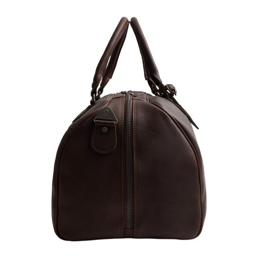 The Chesterfield Brand Kožená cestovná taška - weekender C20.007101 William II hnedá bočný náhľad