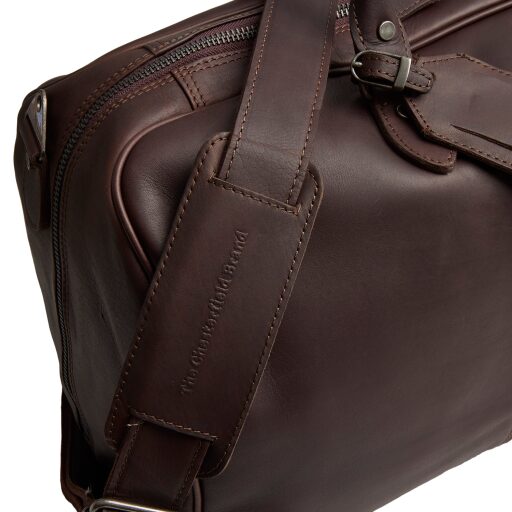 The Chesterfield Brand Kožená cestovná taška - weekender C20.007101 William II hnedé ramenné polstrovanie