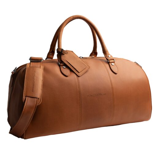 The Chesterfield Brand Kožená cestovná taška - weekender C20.007131 William II koňak predná strana