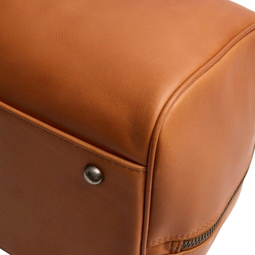 The Chesterfield Brand Kožená cestovná taška - weekender C20.007131 William II koňak detail