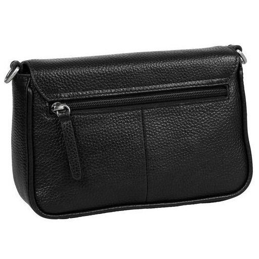 BURKELY Kožená crossbody kabelka Always Ava 1001204.65.10 čierna zadná strana