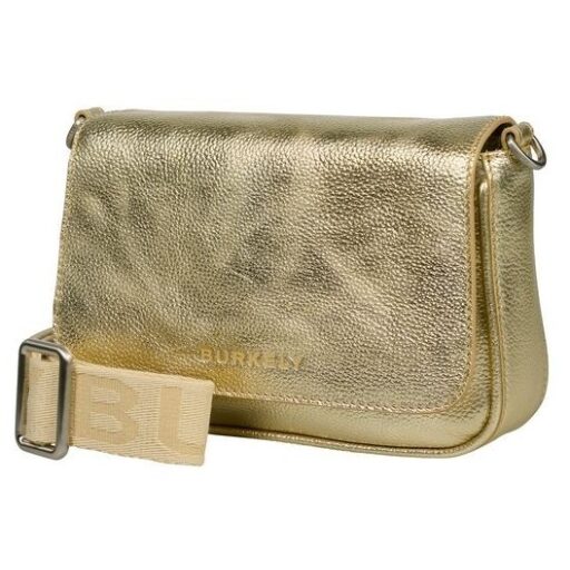 BURKELY Kožená crossbody kabelka Always Ava 1001204.65.67 zlatá predná strana