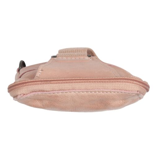 The Chesterfield Brand Kožená crossbody taška Cambridge C58.033009 svetloružová zips