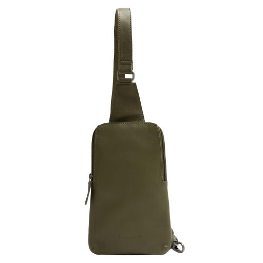 The Chesterfield Brand Kožená crossbody taška Isley C58.034702 olivová