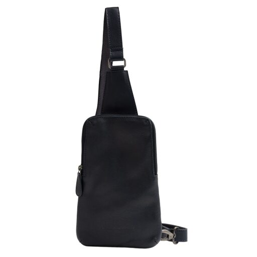 The Chesterfield Brand Kožená crossbody taška Isley C58.034710 tmavo modrá