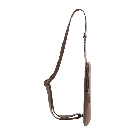 The Chesterfield Brand Kožená crossbody taška Isley C58.034740 hnedá bočný pohľad