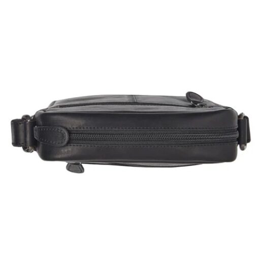 The Chesterfield Brand Kožená crossbody taška na doklady Laveno C48.138600 čierna pohľad zhora