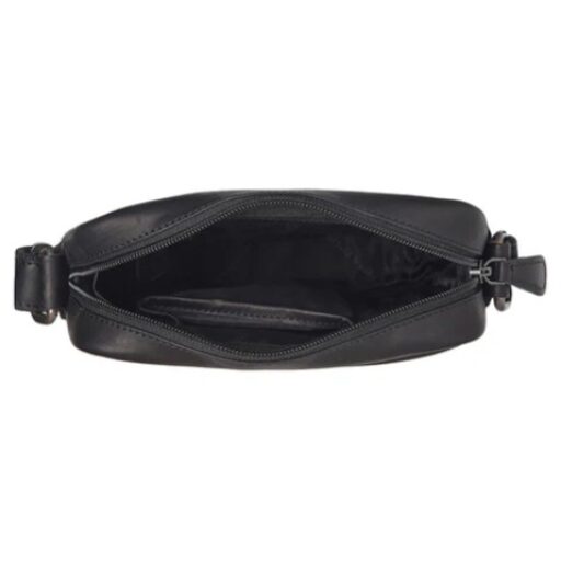 The Chesterfield Brand Kožená crossbody taška na doklady Laveno C48.138600 čierna otvorená