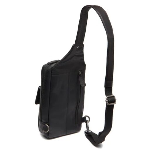 The Chesterfield Brand kožená crossbody taška Turella C58.071400 čierna zadná strana