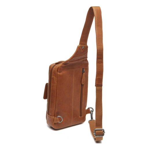 The Chesterfield Brand kožená crossbody taška Turella C58.071431 koňaková zadná strana