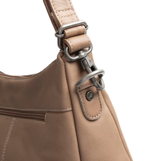 The Chesterfield Brand Kožená kabelka - batoh 2v1 Azura béžová detail