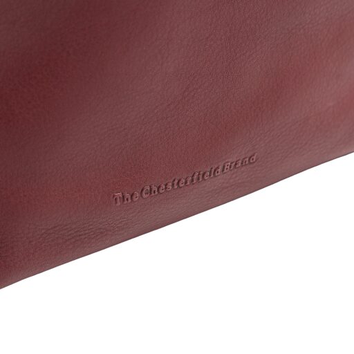 The Chesterfield Brand Kožená kabelka - batoh 2v1 Azura C48.143818 vínovo červená logo