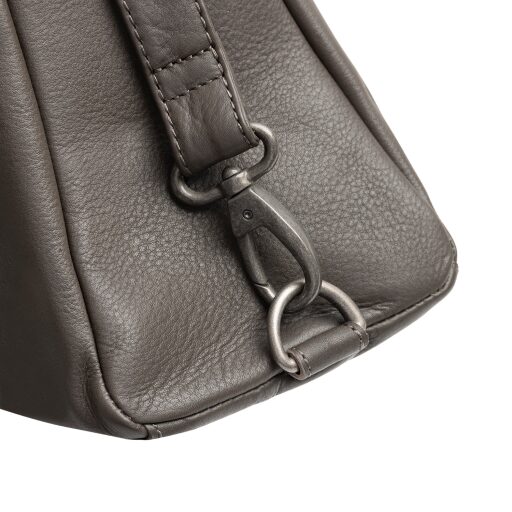 The Chesterfield Brand Kožená kabelka - batoh 2v1 Azura C48.143833 tmavosivá karabína