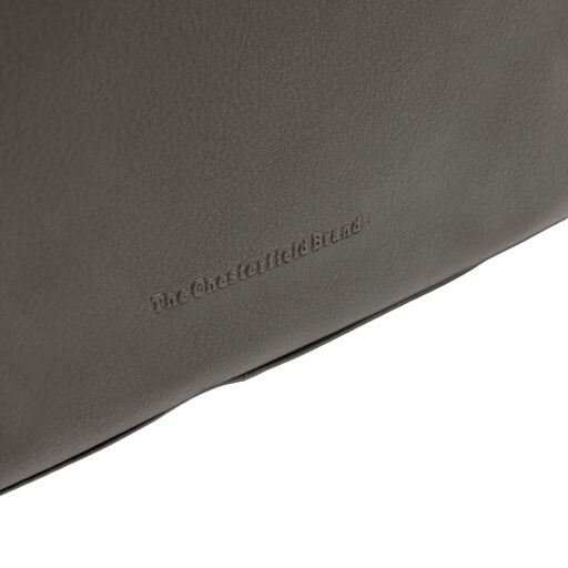 The Chesterfield Brand Kožená kabelka - batoh 2v1 Azura C48.143833 tmavosivá logo