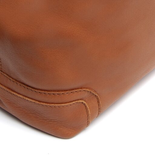 The Chesterfield Brand Kožená kabelka do ruky aj cez rameno Astero C48.142331 koňaková detail