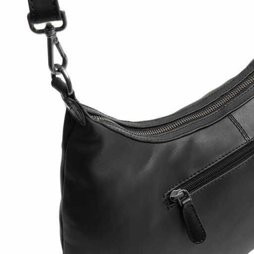 The Chesterfield Brand kožená kabelka do ruky aj cez rameno Fierra C48.145100 čierna zadné vrecko