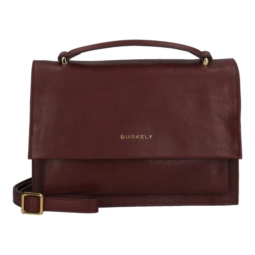 BURKELY Kožená kabelka do ruky i cez rameno Fine Florence 1001710.34.51 burgundy