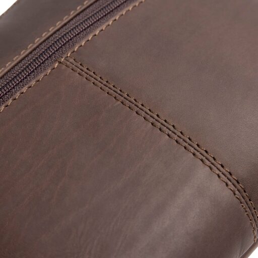 The Chesterfield Brand kožená kabelka do ruky aj cez rameno Harlan C48.144001 hnedé prešívanie