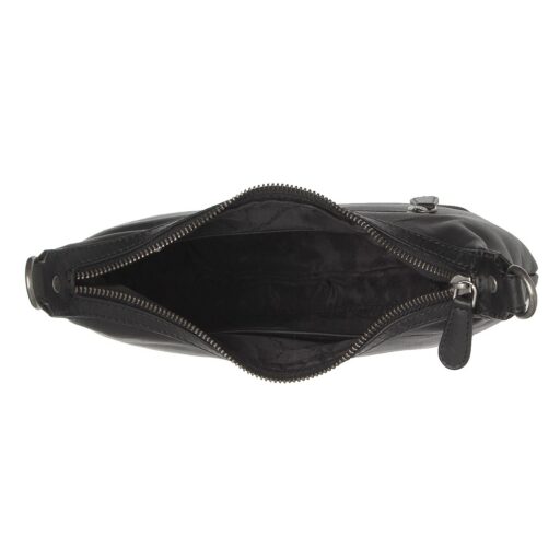 The Chesterfield Brand kožená kabelka do ruky aj cez rameno Nancy C48.138000 čierna vnútorné vrecko
