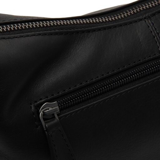 The Chesterfield Brand kožená kabelka do ruky aj cez rameno Skara C48.140200 čierna detail