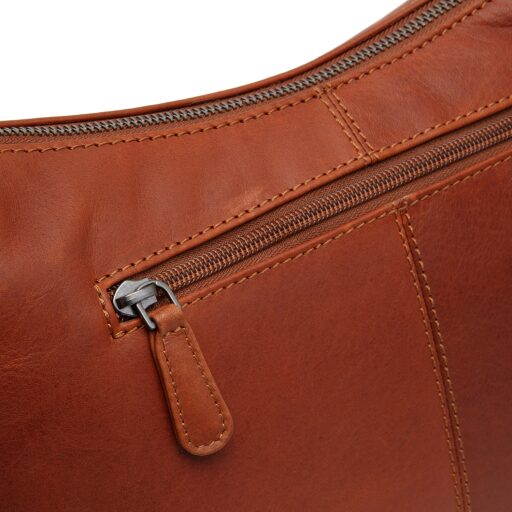 The Chesterfield Brand kožená kabelka do ruky aj cez rameno Skara C48.140231 koňaková detail