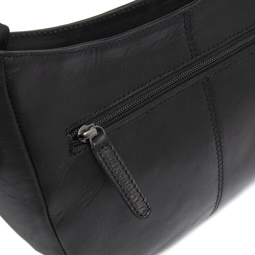 The Chesterfield Brand Kožená kabelka cez rameno Valentano C48.137500 čierna detail