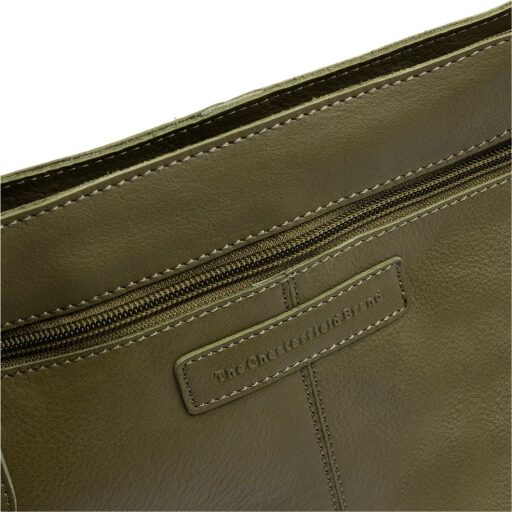 The Chesterfield Brand Kožená kabelka do ruky aj cez rameno Zarita C48.142202 olivová