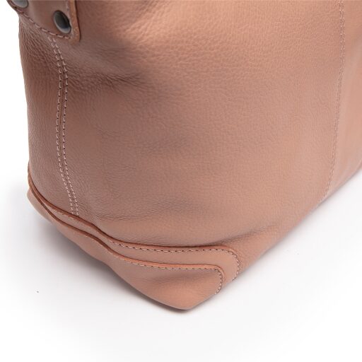 The Chesterfield Brand Kožená kabelka do ruky aj cez rameno Zarita C48.142209 svetloružová detail