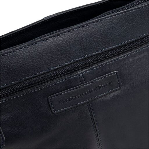 The Chesterfield Brand Kožená kabelka do ruky aj cez rameno Zarita C48.142210 tmavo modrá