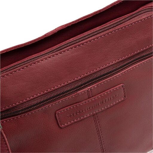 The Chesterfield Brand Kožená kabelka do ruky aj cez rameno Zarita C48.142218 vínovo červená