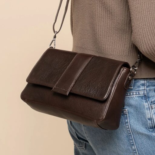 The Chesterfield Brand Kožená kabelka cez rameno Zora C48.144401 hnedá ako crossbody
