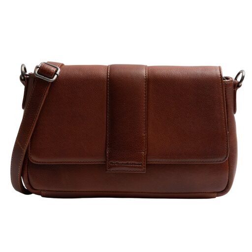 The Chesterfield Brand Kožená kabelka na rameno Zora C48.144431 koňaková bez krátkeho popruhu