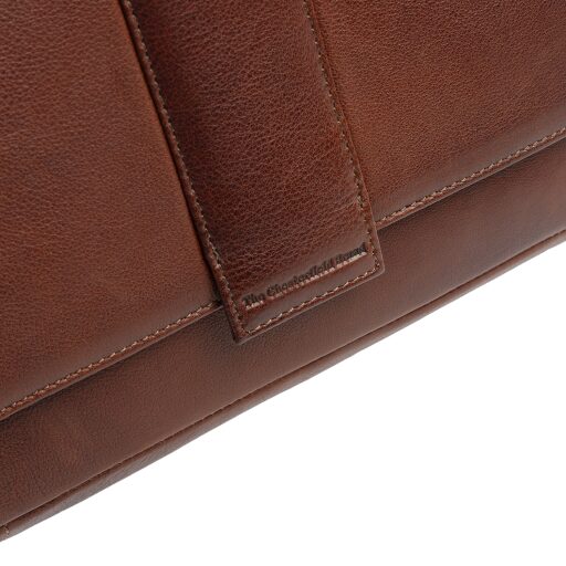 The Chesterfield Brand Kožená kabelka cez rameno Zora C48.144431 koňaková logo