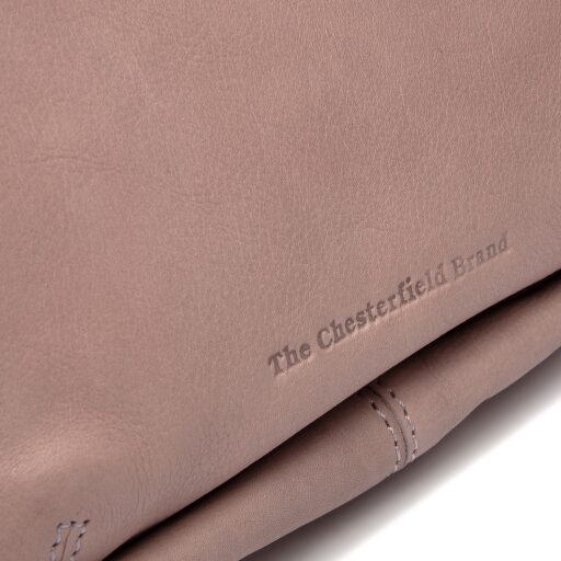 The Chesterfield Brand Kožená kabelka cez rameno C48.131812 Clarita svetlofialová logo