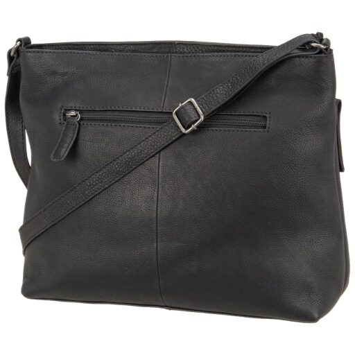 BURKELY Kožená kabelka cez rameno / crossbody Antique Avery 8005220.56.10 čierna