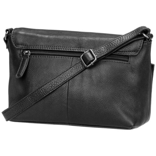 BURKELY Kožená kabelka cez rameno / crossbody Antique Avery 8005222.56.10 čierna