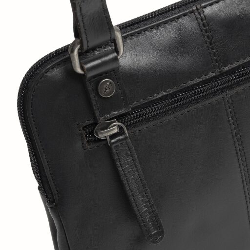 The Chesterfield Brand kožená kabelka cez rameno / crossbody Caia C48.144600 čierna zadná priehradka