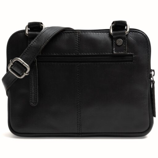 The Chesterfield Brand kožená kabelka cez rameno / crossbody Caia C48.144600 čierna zadná strana